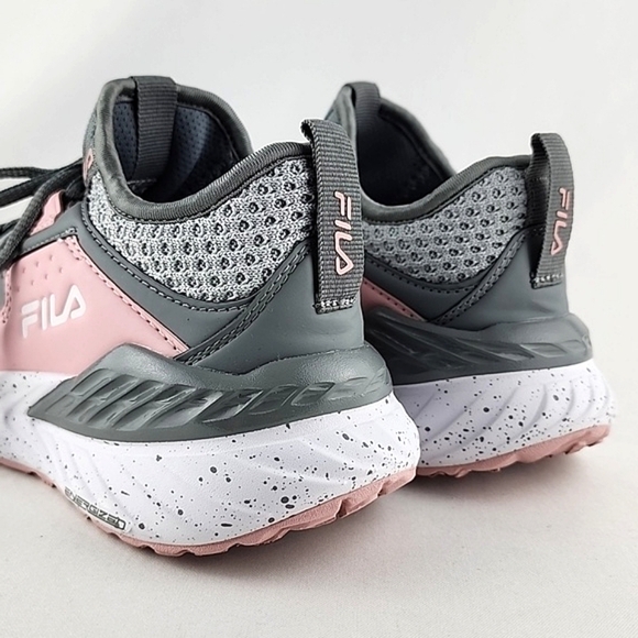 FILA Women's Memory Ultra Realmspeed 20 Energized Running Sneaker Pink Grey Sz 6 - Picture 8 of 15